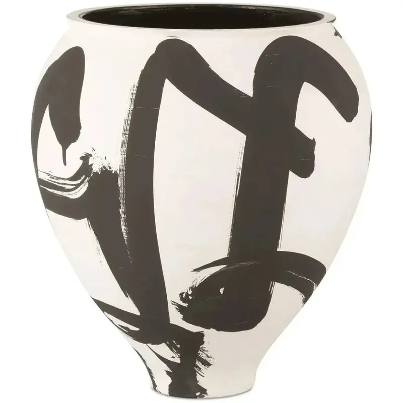 12.25-Inch White Porcelain Vase – Kenzo Collection 1