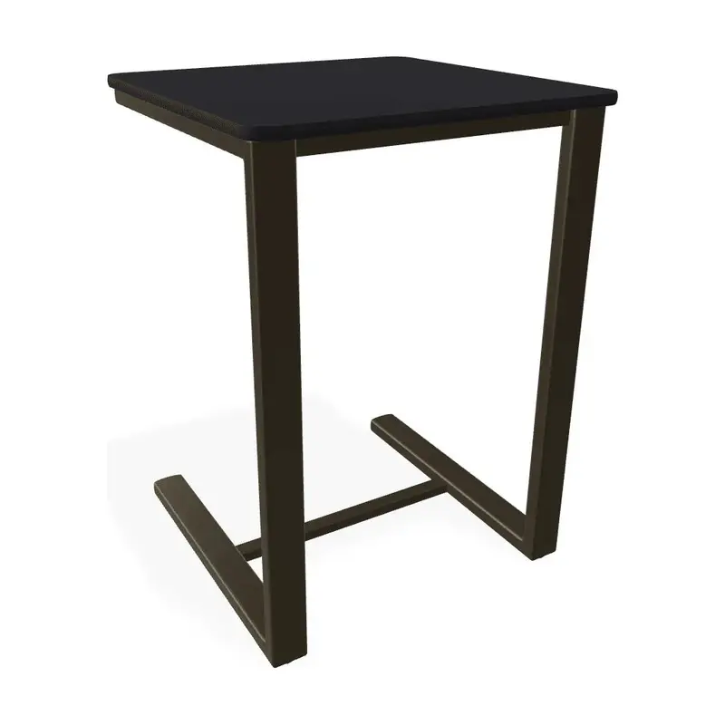 17.5-Inch Square Marine-Grade Polymer Outdoor Side Table 1