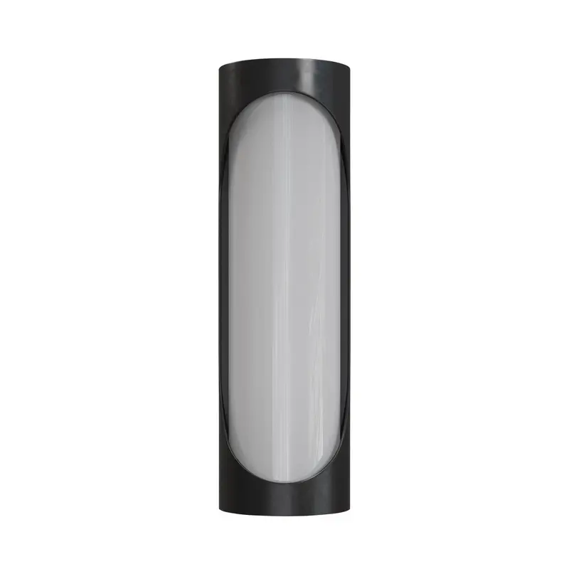 22-Inch Black Outdoor Wall Sconce – Swale Weather-Resistant Fixture 1