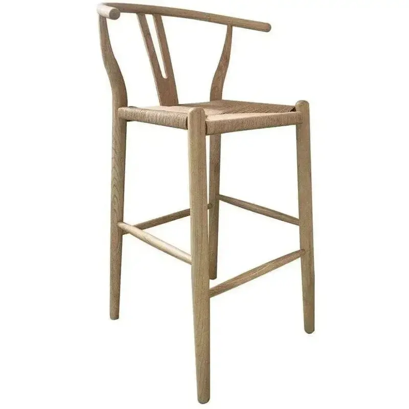 24-Inch Natural Scandinavian Counter Stool 1