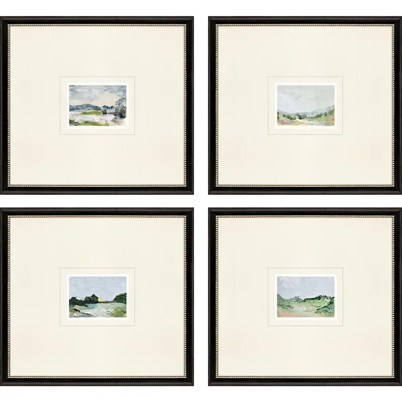 A Glimpse Outside – Wooden Framed Multi-Panel Wall Art Set 1