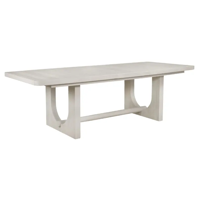 Abaco Extendable Rectangular Dining Table – Sleek White Finish 1