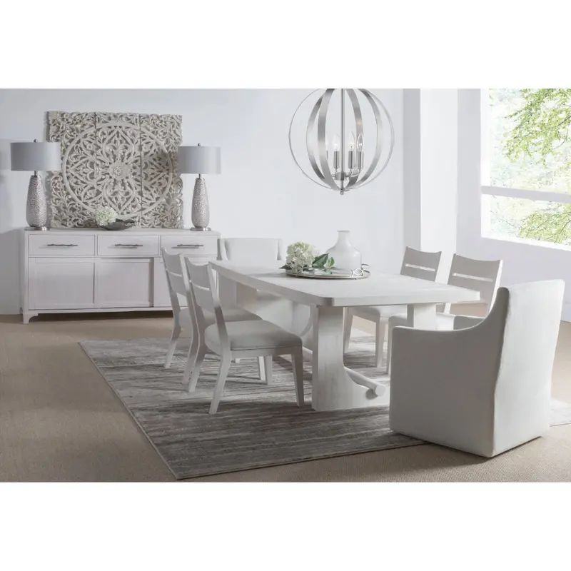 Abaco White Extendable Dining Set – 8-Piece Including Table 1