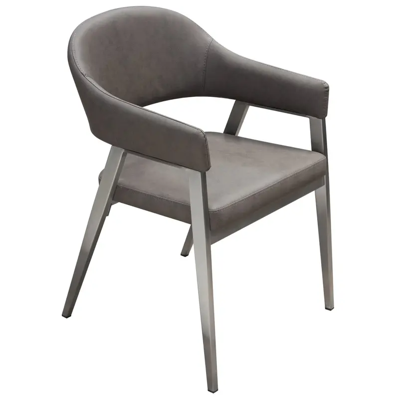 Adele Modern Leather Dining Chairs – Set Of 2 1