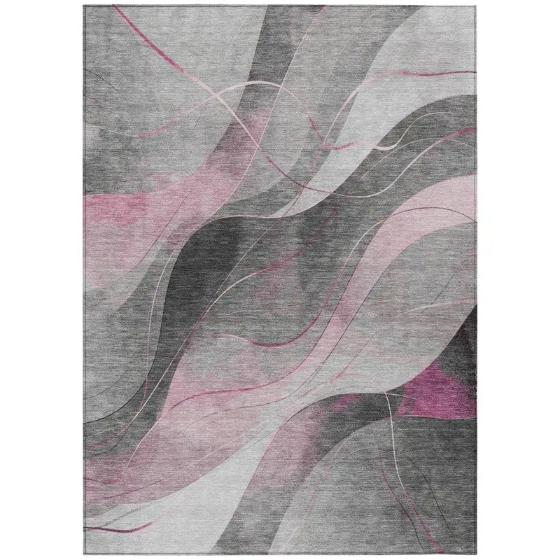 Aelien Pink Indoor-Outdoor Accent Mat – Playful Shade, Pet-Friendly & Rinseable 2