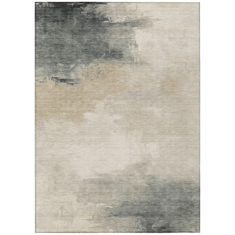 Aelora Brown Transitional Patio Rug – Warm Tone, All-Climate Ready & Washable 2