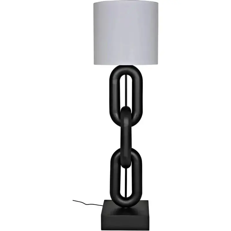 Alcatraz Table Lamp With Textured Shade And Metallic Base 1
