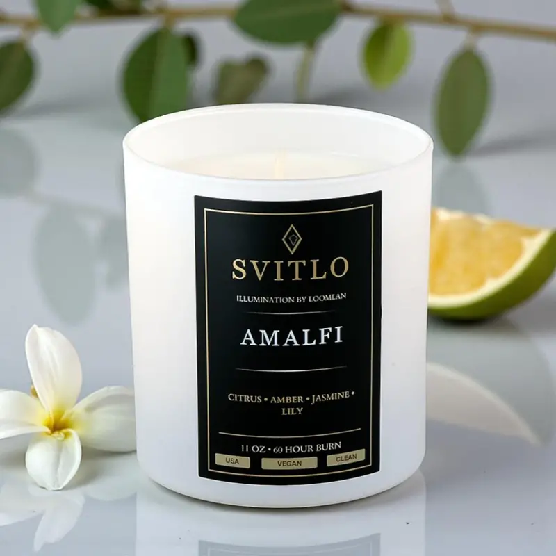 Amalfi Coastal Candle – Zesty Citrus & White Jasmine 1