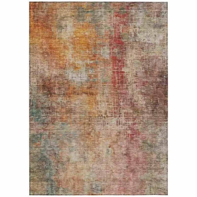 Amalina Chocolate Brown Outdoor Rug – Premium Washable Indoor-Outdoor Flooring 2