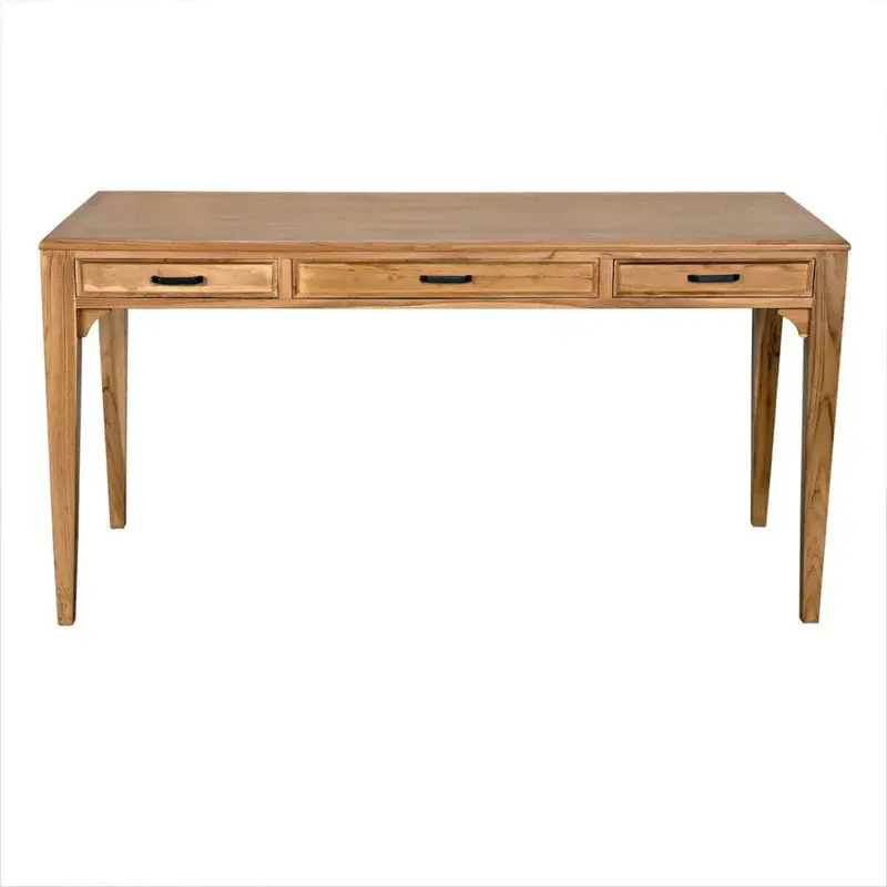 Ambrose Bleached Teak Writing Desk 1