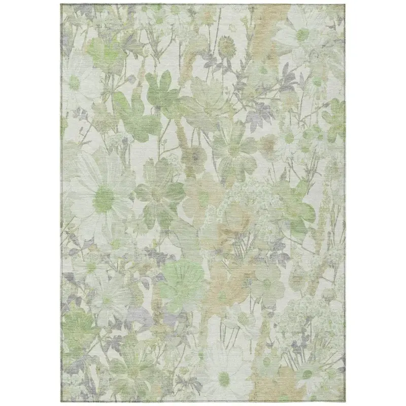 Ameliah Green Eco-Friendly Patio Mat 2