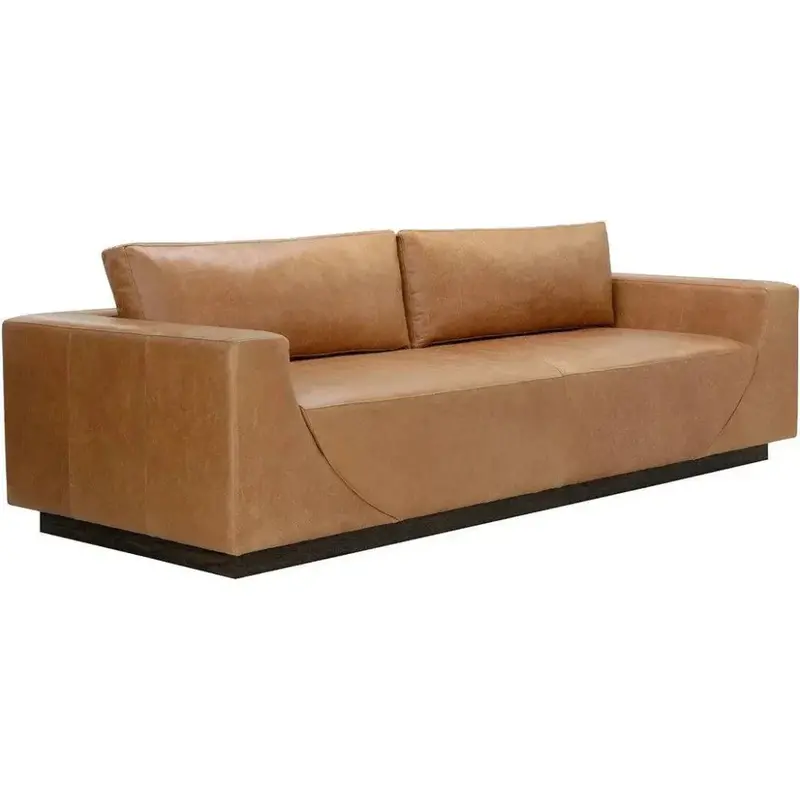 Anakin Italian Leather Sofa – Sleek Modular Sectional 1