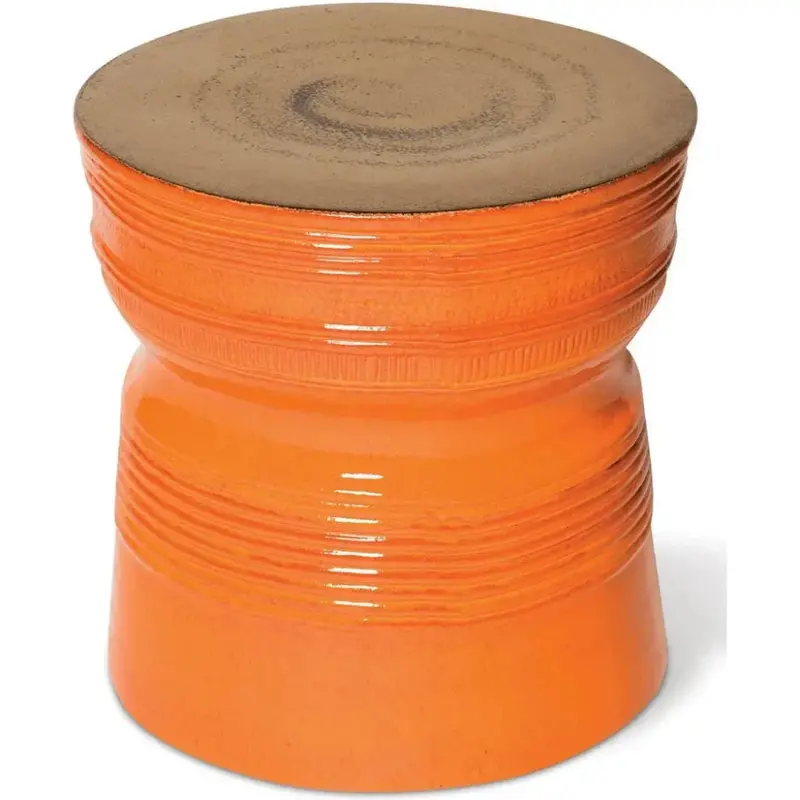 Ancaris Ring Tuscan Orange Outdoor End Table 1