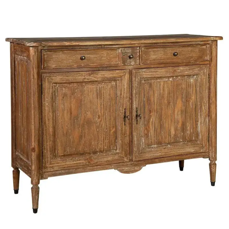 Anderson Hallway Cabinet In Warm Brown Wood Finish 1