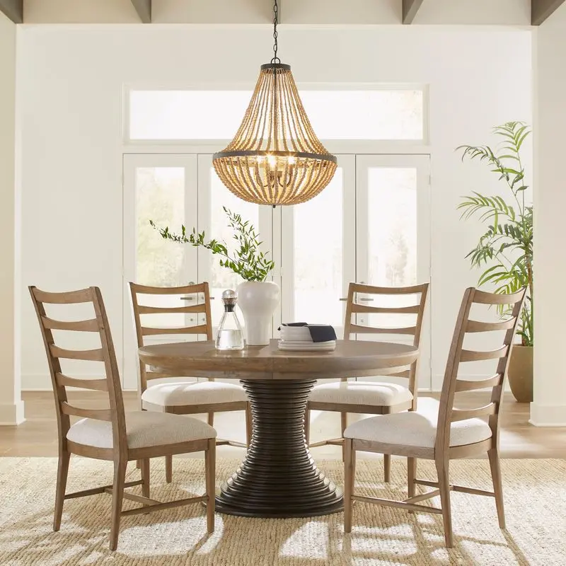 Anniversary Round Dining Set – Compact 5-Piece Option For Smaller Spaces 1