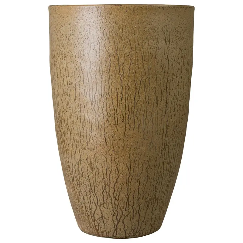 Antique Amber Saul Ceramic Outdoor Planter 1