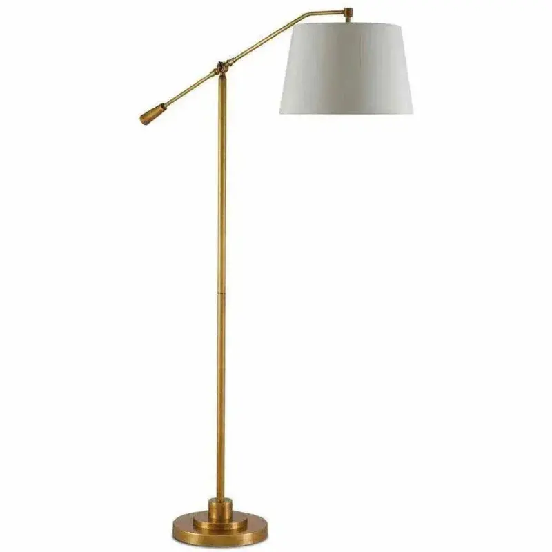 Antique Brass Maxstoke Adjustable Floor Lamp 1