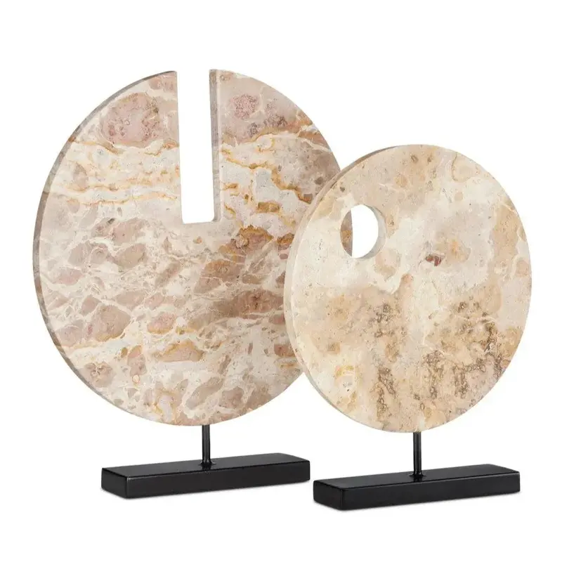Anu Sleek Marble Disc Decor 1