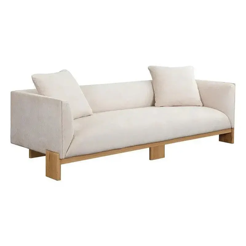 Anwa Sofa – Polo Club Muslin Fabric With Solid Hardwood Leg Structure 1