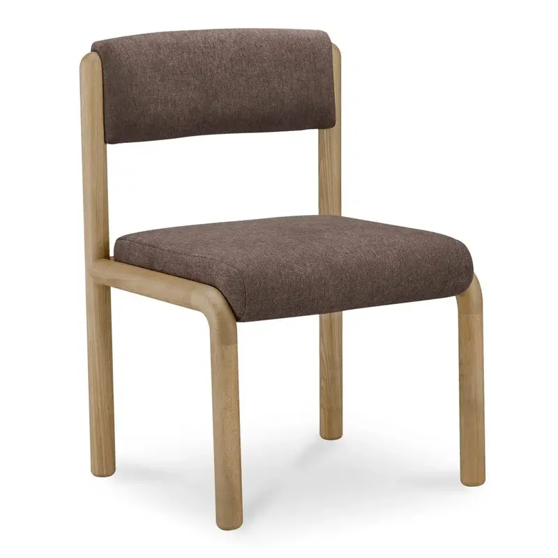 April Dining Chair Set – Two Wooden Frame Chairs With Upholstered Seats 1