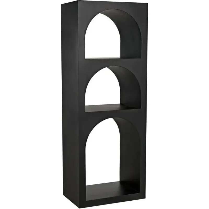 Aqueduct Black Metal Open Shelving Unit 1