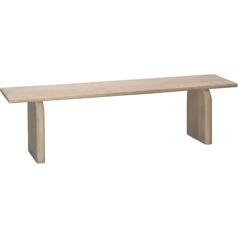 Arc Premium Mango Wood Bench With Clean Lines 1