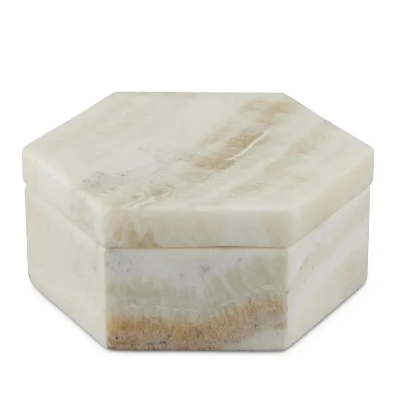 Arco Onyx Hexagonal Decorative Box 1