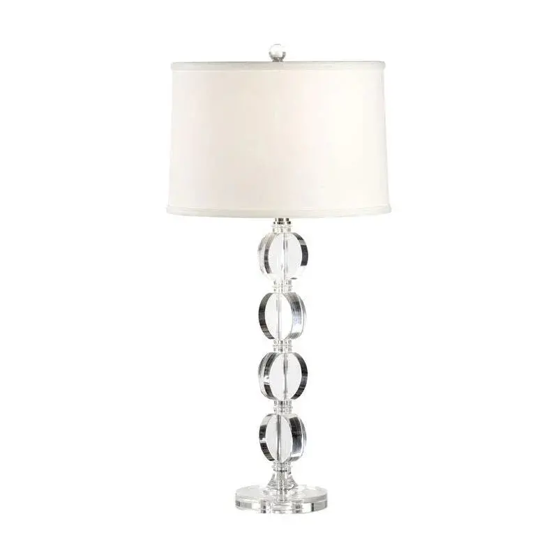 Arden Crystal Table Lamp With Transparent Base And Sophisticated Silhouette 1