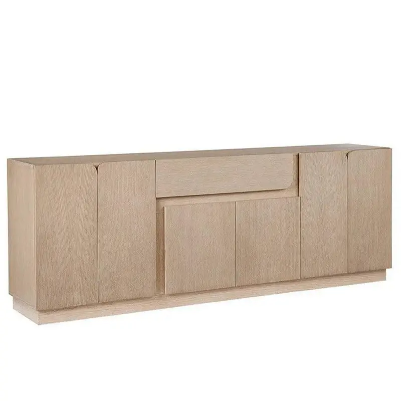 Arezza Solid Wood Sideboard – Mid-Century Inspired Storage 1