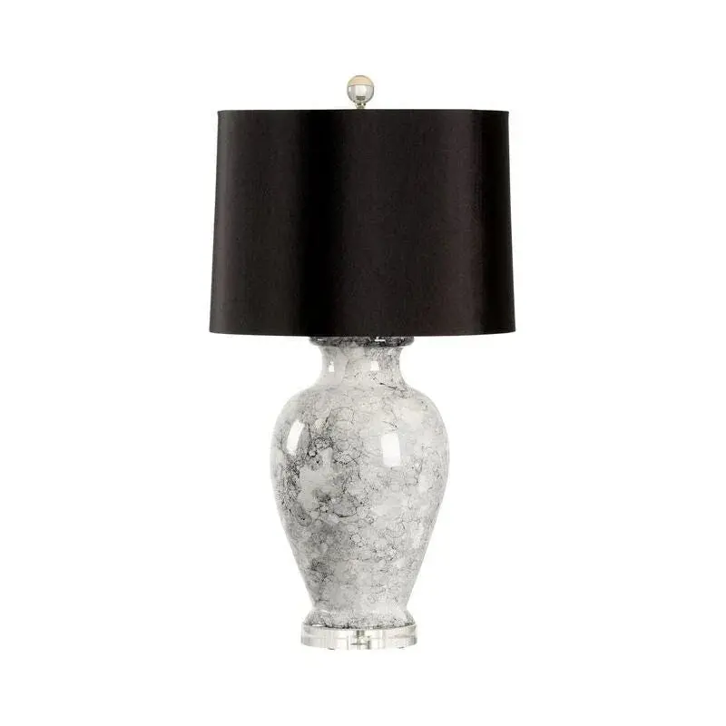 Argento Italian Ceramic Table Lamp With Matte Glaze And European Craftsmanship 1