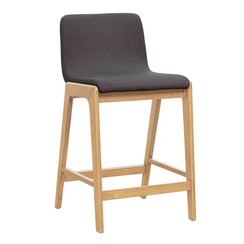 Arizona Plush Fabric Barstool With Comfort-Forward Seat 1