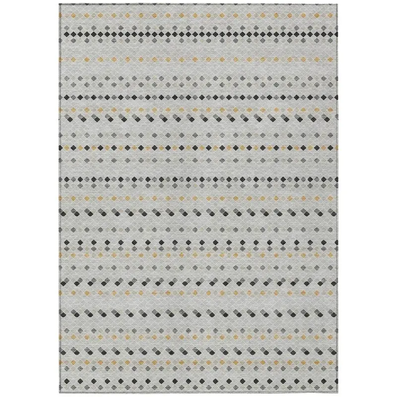 Artexa Gray Weatherproof Washable Indoor-Outdoor Rug 2