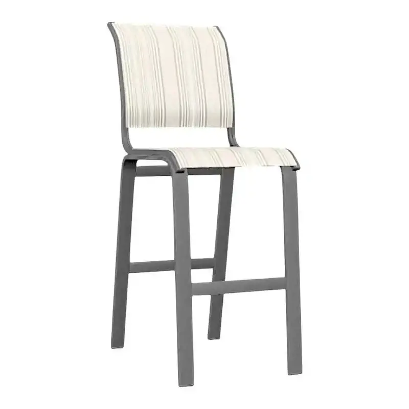 Aruba Ii Sling Outdoor Bar-Height Armless Chair 1