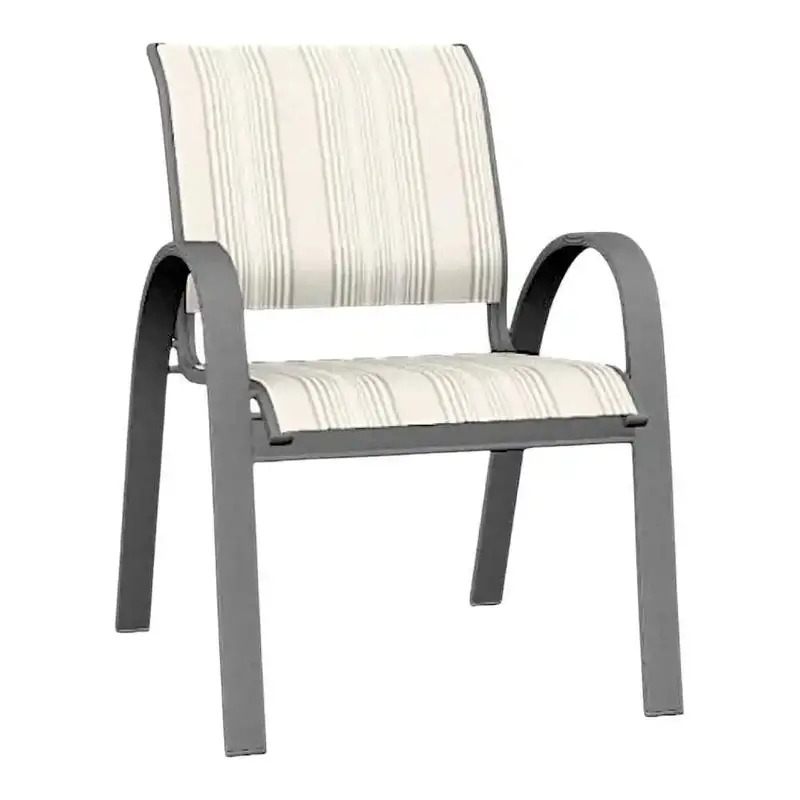 Aruba Ii Sling Stackable Dining-Height Outdoor Cafe Chair 1