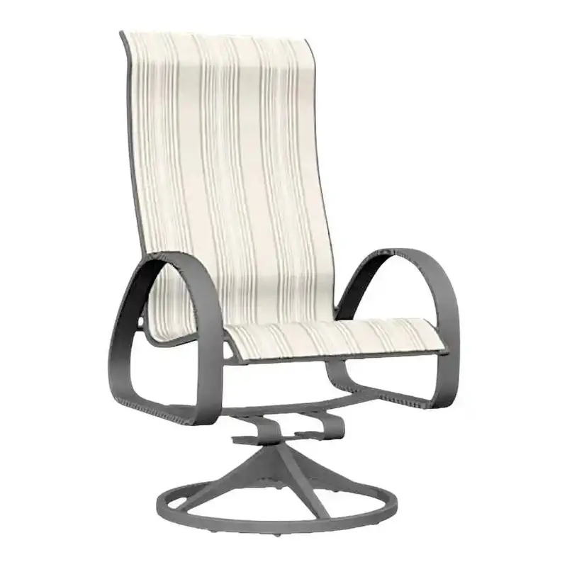 Aruba Ii Sling Supreme Swivel Rocking Outdoor Chair 1