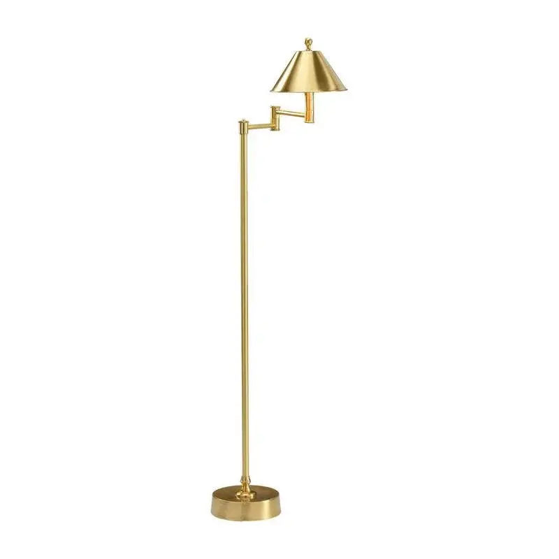 Ashbourne Adjustable Brass Floor Lamp With Artisan Craftsmanship 1