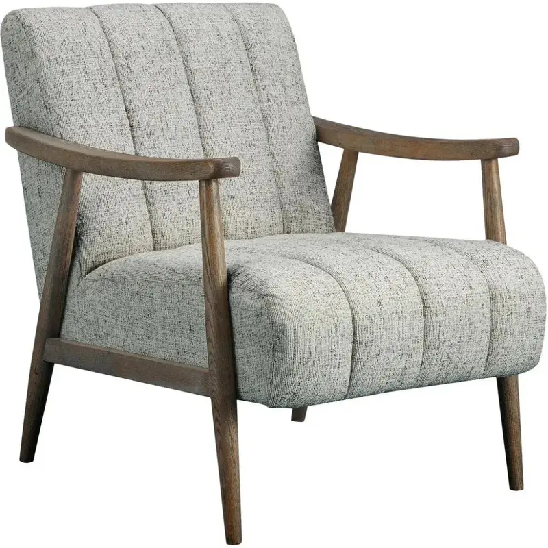 Aster Beige Armchair Featuring Solid Oak Frame And Upholstered Seat 1