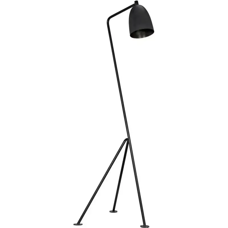 Asti Black Steel Contemporary Floor Lamp 1