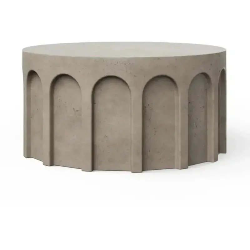 Atlas Collection Concrete Outdoor Coffee Table 1