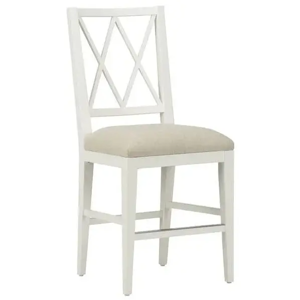 Austin White Counter Height Stool – Modern Kitchen Or Bar Seating 1