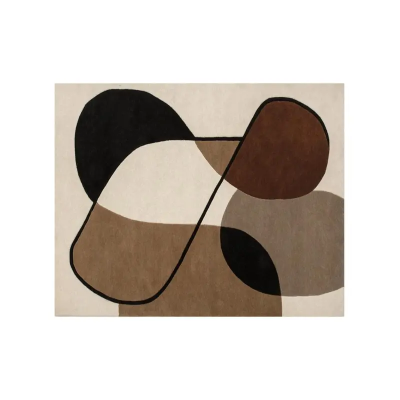 Avalora Hand-Tufted Wool Rug – Luxe Textured Floor Accent In Neutral Tones 1