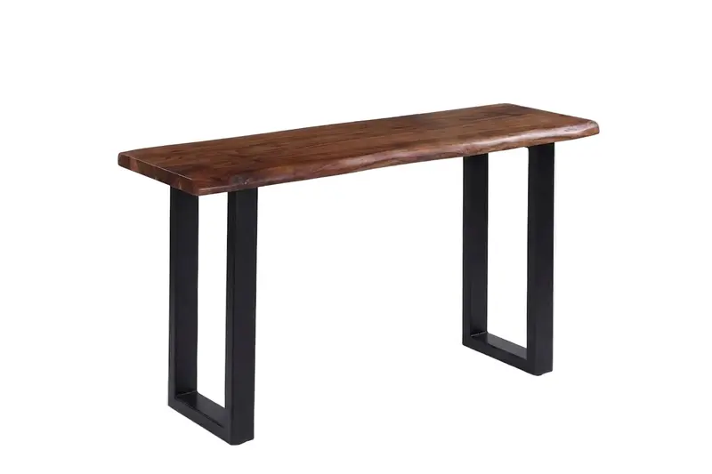 Avritha Natural Wood Rectangular Console Table 1