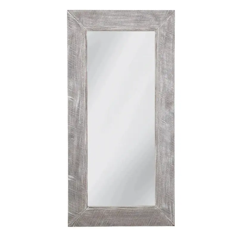 Baker Grey Wooden Vertical Floor Mirror 1