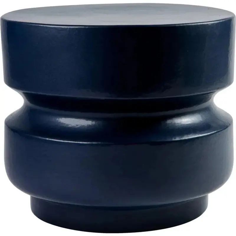 Balance Blue 18-Inch Garden Stool – Compact Outdoor Accent Table 1