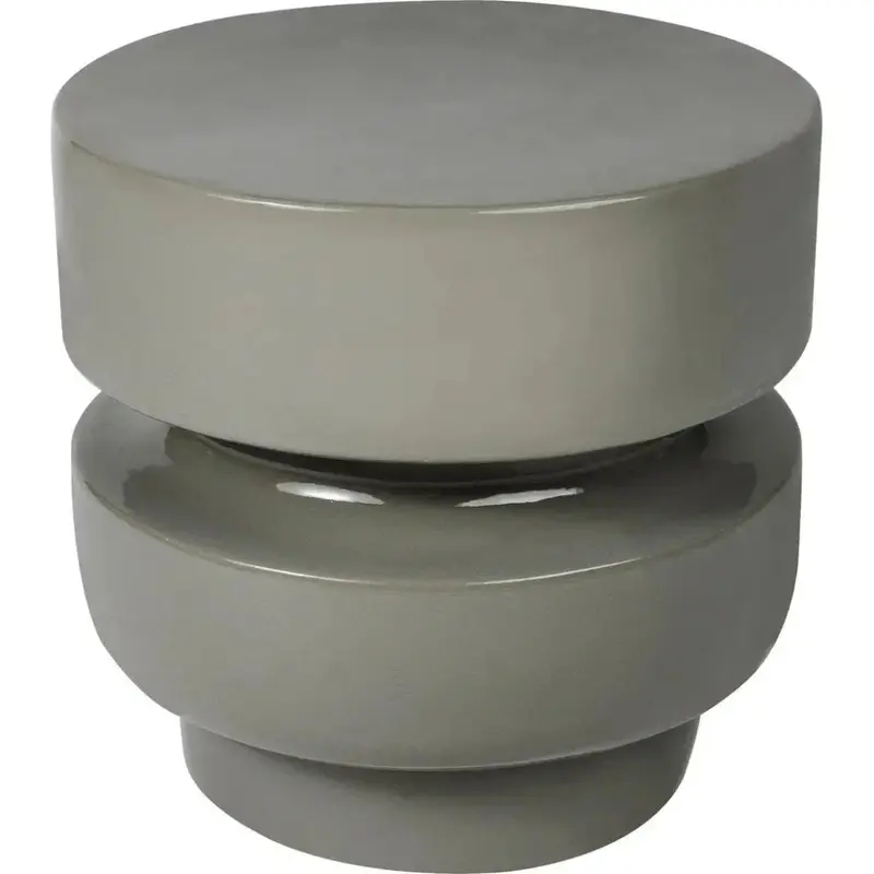Balance Grey 16-Inch Stool And Accent Table – Urban Outdoor Design 1