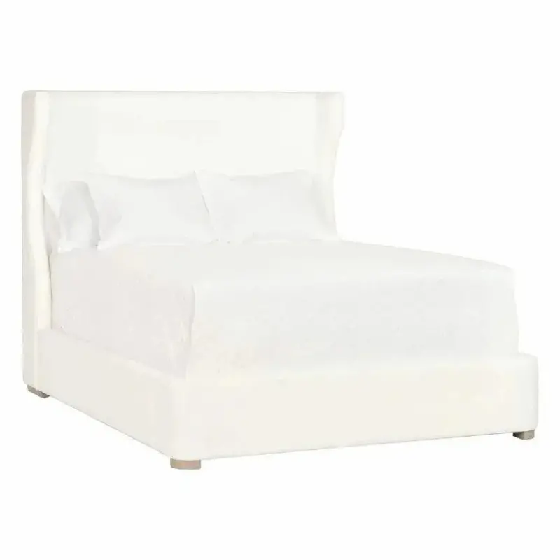 Balboa Livesmart White Upholstered Bed Frame 1