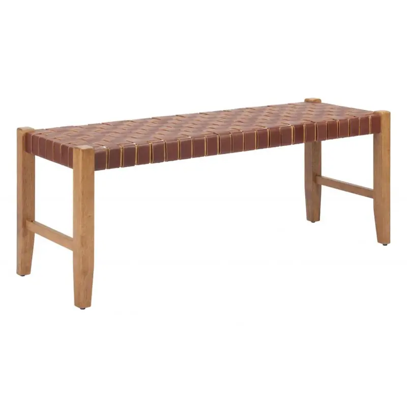 Bandani Genuine Leather Bedroom Bench 1