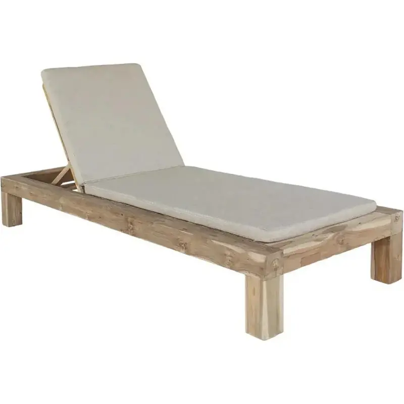 Batak Teak Sun Lounger – Adjustable Outdoor Recliner 1