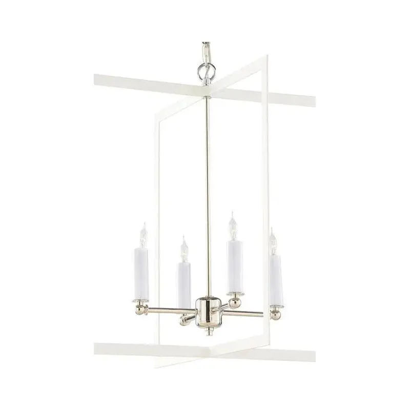 Bayberry Modern White Hanging Chandelier 1