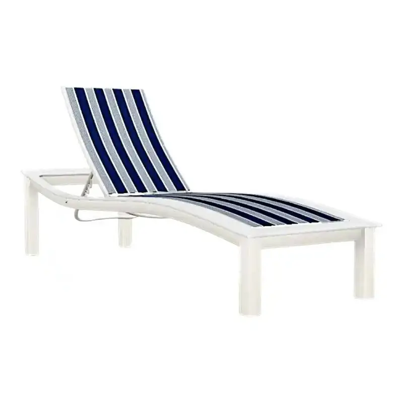 Bazza Sling 4-Position Adjustable Outdoor Chaise Lounge 1